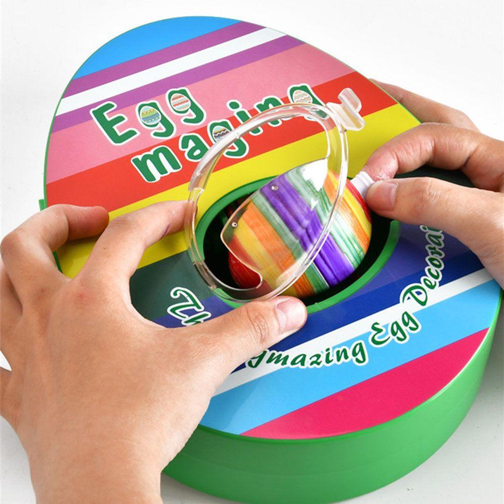 Machine à oeufs de Pâques, Kit de décorateur d'œufs de Pâques, Machine de  décoration d'œufs de Pâques avec spinner, Machine à colorer la peinture aux  œufs Jouet avec 8 séchages