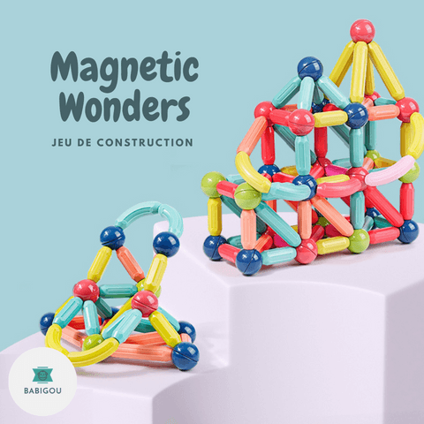 Jeu de construction magnétique - Magnetic Wonders™ – Babigou™