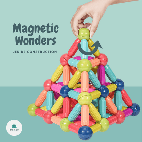 Jeu de construction magnétique - Magnetic Wonders™ – Babigou™